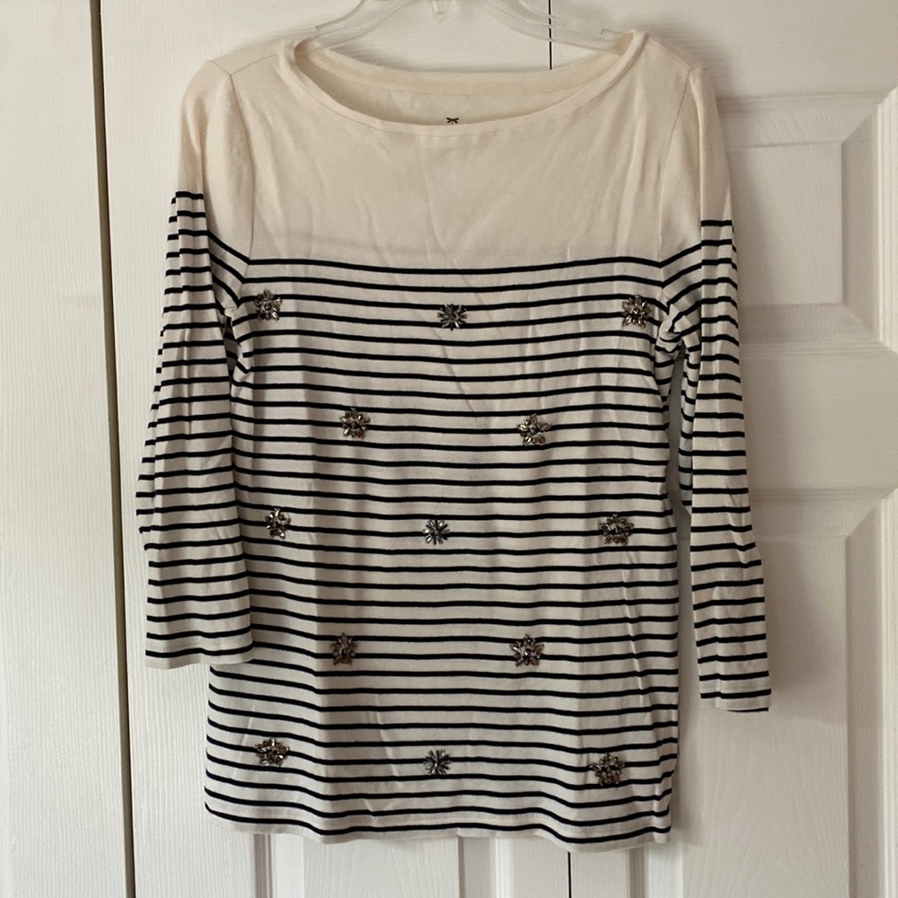 talbots holiday tee.